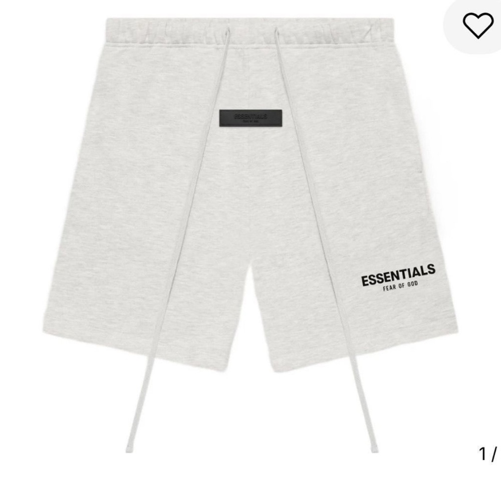 Essentials Light Oat Athletic Shorts